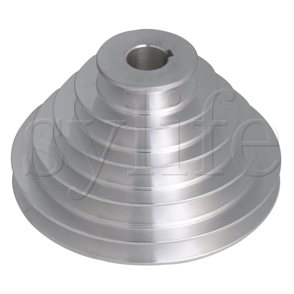 

5 Step A Type V-Belt Pagoda Pulley Belt Outter Dia 54-150mm(Hole Dia 14mm,16mm,18mm,19mm,20mm,22mm,24mm,25mm,28mm)