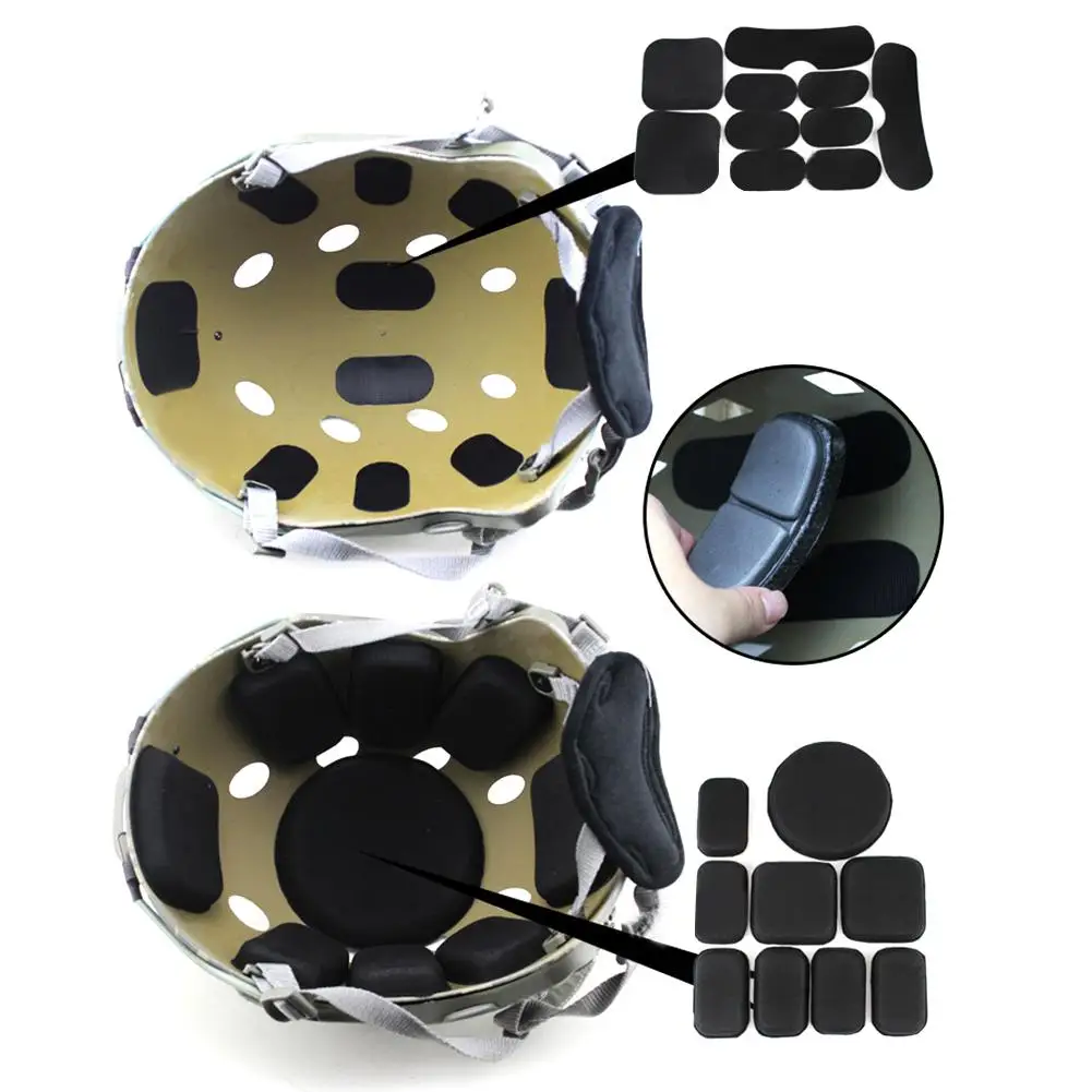 

19 шт./компл. охотничий шлем, защитная накладка, боевой, пейнтбол, страйкбол, тактический военный шлем из ЭВА, аксессуары для охотничьего шлем...