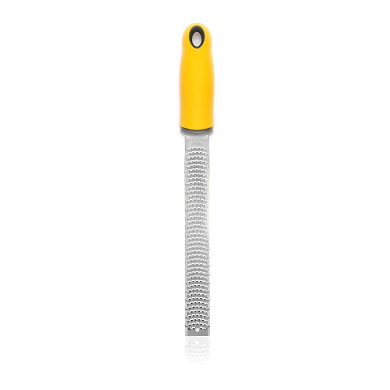 Yellow Терка для цитрусовых, лимонов, зестер, сыра, чеснока, шоколада, терка, нож, слайсер, пармезан, сыра, лимона, имбиря, чеснока, овощей, фруктов - Цвет: Yellow