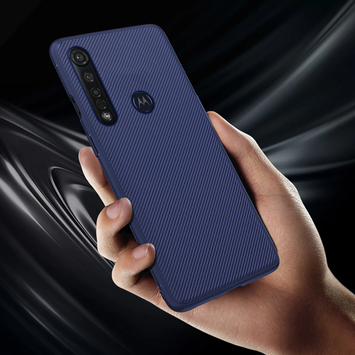 Для Motorola Moto G8 Plus Чехол Мягкий ТПУ бампер матовый Силиконовый устойчивый к