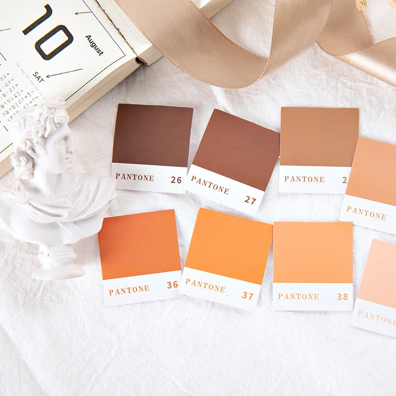 Винтажные схема калибровки Pantone для записи наклейка запечатывания мини