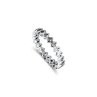 CKK кольцо, квадратные вечные кольца для женщин, Anel Feminino, 100% 925 ювелирные изделия, Стерлинговое Серебро, Anillos Mujer, свадебные помолвки