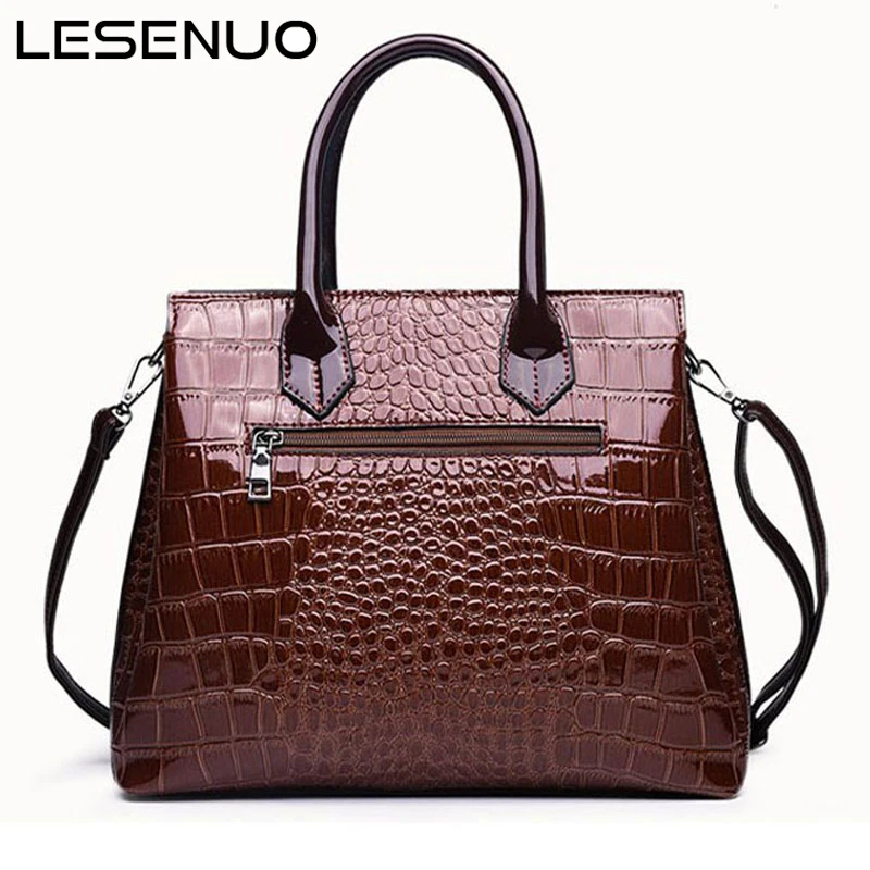 Модные женские сумки с крокодиловым узором и пряжкой 2020 роскошная сумка