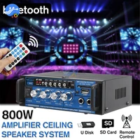 sound amplifier theater audio sound system professional amp 800w digital bluetooth home amplifier hifi stereo subwoofer eu plug