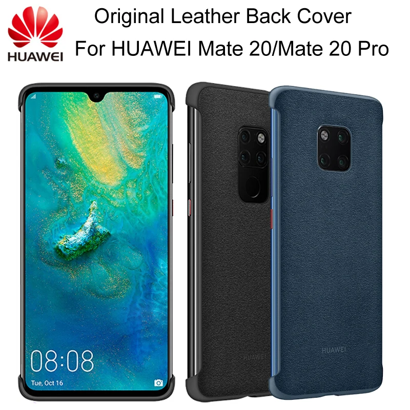 Официальный HUAWEI mate 20 mate 20 Pro Чехол Обложка на заднюю панель из искусственной кожи защитный чехол для mate 20 mate 20Pro чехол
