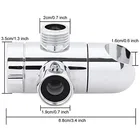 12 дюйма трехходовая насадка для душа рулевая Шестерня установка душевой рычаг клапан крепежный кронштейн держатель для душевой головки 30A30