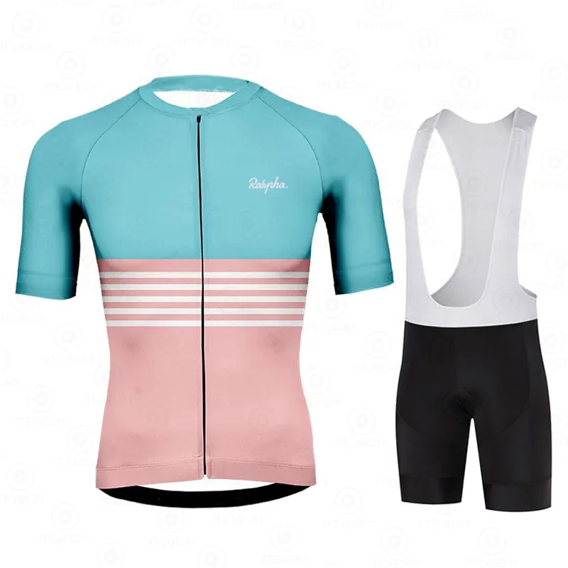 

Summer Ralvpha Cycling Sets Triathlon Bicycle Clothing Breathable Anti-UV Mountain Cycling Clothes Suit Ropa ciclismo verano