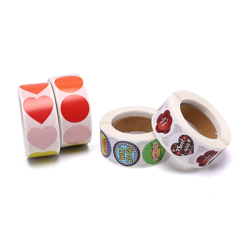 

Наклейки из крафт-бумаги для запечатывания, 500 шт./рулон