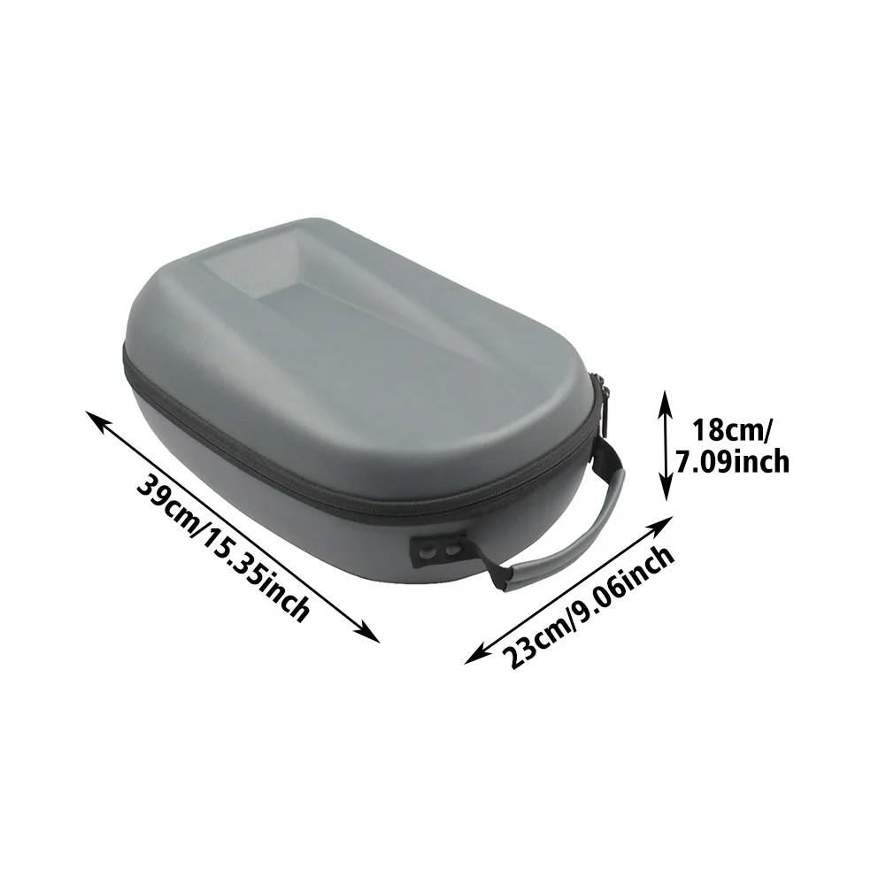 

Carrying Case VR Headset Accessories Travel Zipper Portable For Oculus Quest 2 Shockproof Breathable Sweatproof Black Cushion