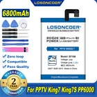 100% Оригинальный LOSONCOER 6800mAh EF168 мобильный телефон аккумулятор для PPTV Kings 7 king 7S King7 PP6000 аккумулятор