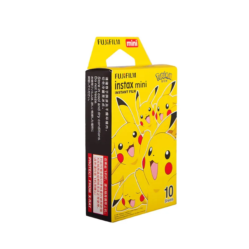 Новая Fujifilm Instax Mini Film 9 8 Pokemon цветная пленка для Fuji 7s 25 70 90 мгновенная