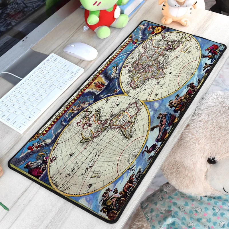 300X600X2MM Mairuige крутая креативная карта с рисунком коврик для мыши Xxl резиновый ПК Компьютерная игра игровой коврик для мыши для украшения настольного коврик для геймера - Цвет: 300X600X2MM