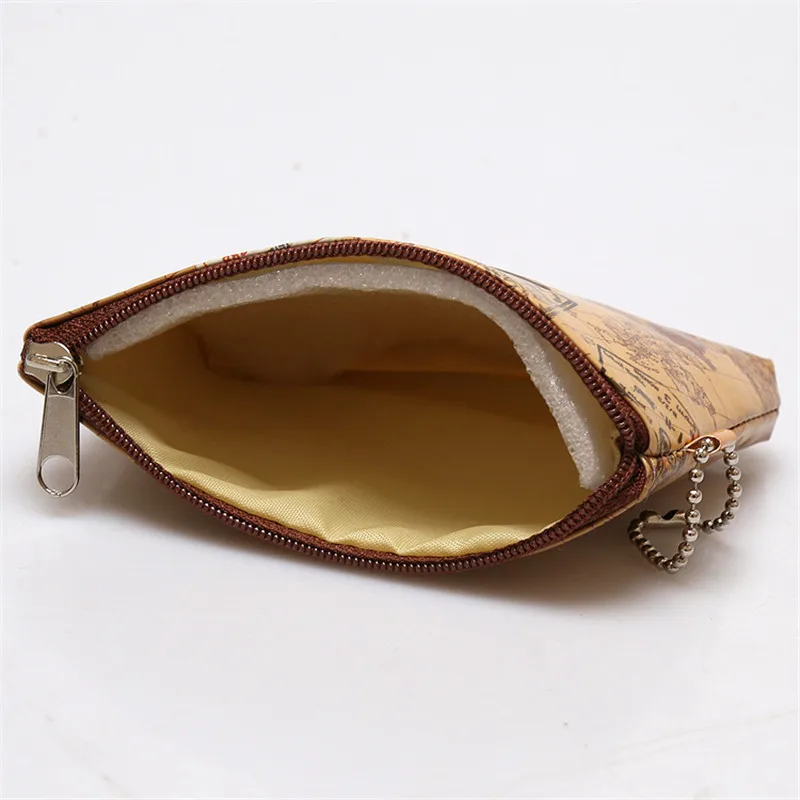 Маленькие миниатюрные кошельки из искусственной кожи с тиснением 3D картой мира