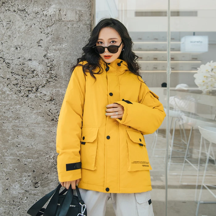 

Military Down Cotton Clothing Female Autumn And Winter 2019 New Winter Clothing Korean Edition Loose Student Bf Wind Cotton Clot