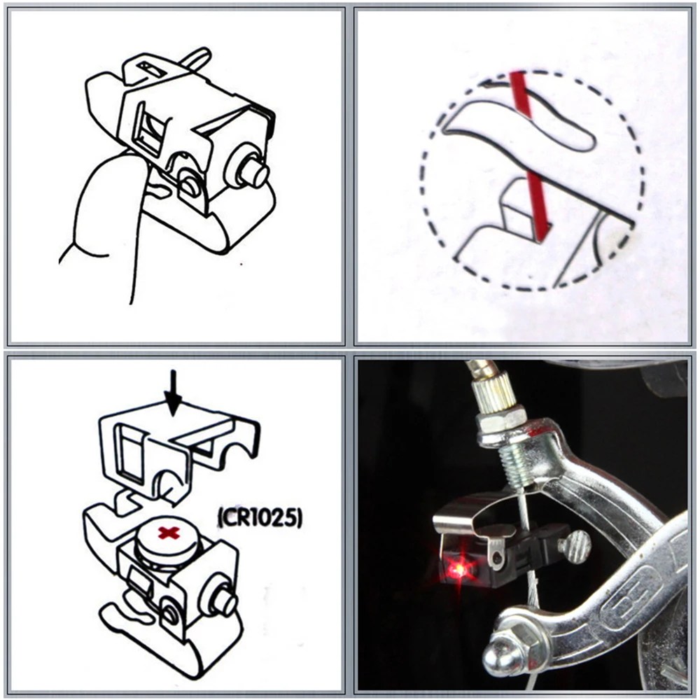 Велосипедный стоп-сигнал аксессуары для велосипедов складывающийся