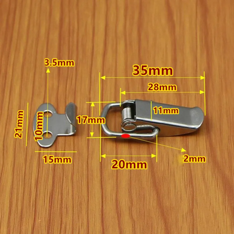 6 шт. Пружинные чемодан груди ящик для инструментов замок застежка тогл и