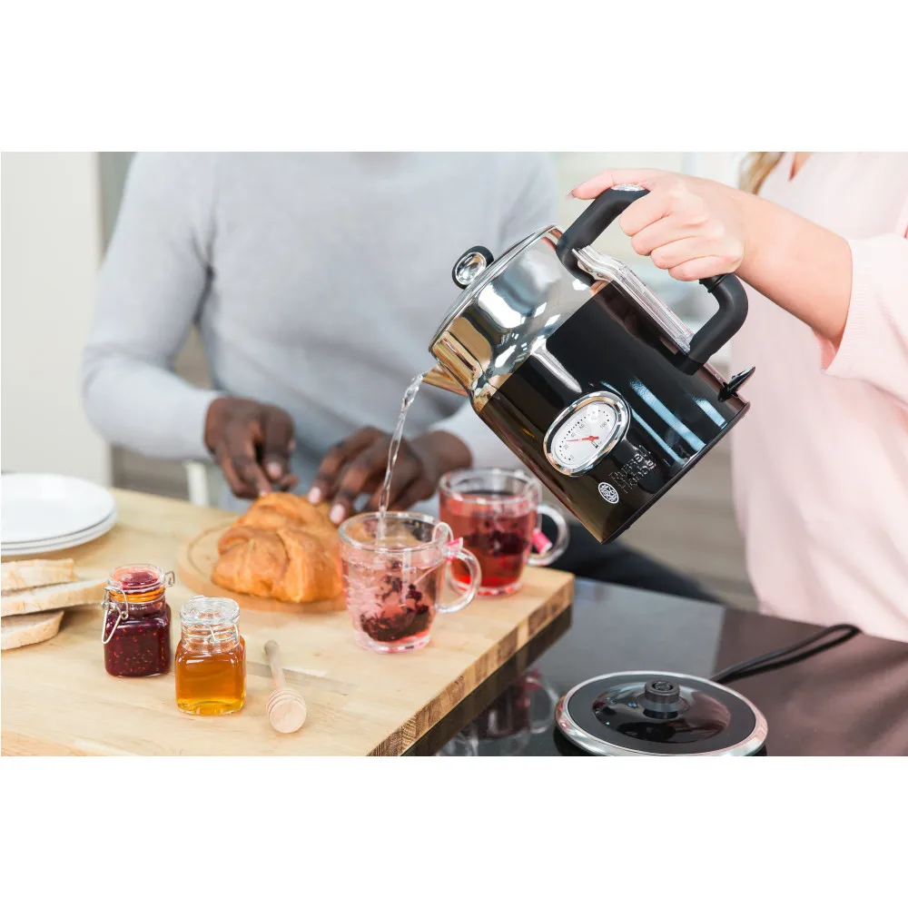 Электрический чайник Russell Hobbs Retro Black черный 21671 70|Электрические чайники| |