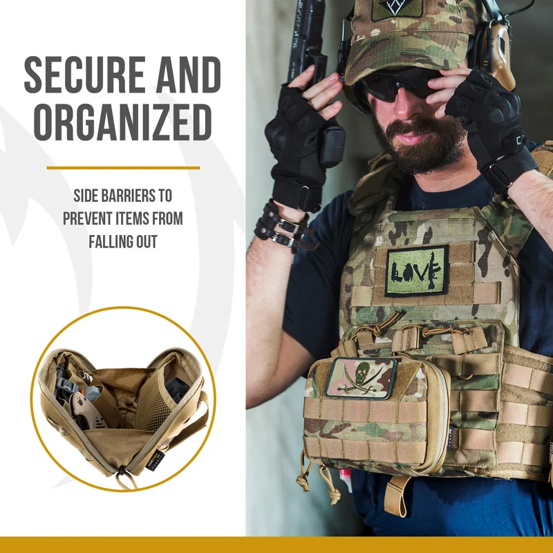 Военная Сумка OneTigris Molle для инструментов тактический мульти Медицинский Набор