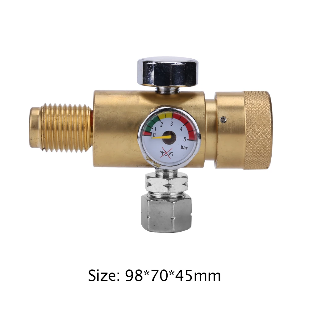 

Acetylene Pressure Regulator Brass Gas Pressure Reducer with Gauge for Welding Gas Pressure Gauge Regulator Snstalling Wrench