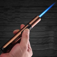 HONEST New Metal Gas Kitchen Welding Torch Turbo Windproof Cigar Pipe Lighter Pen Spray Gun Jet Butane Candle Lighter Gadgets