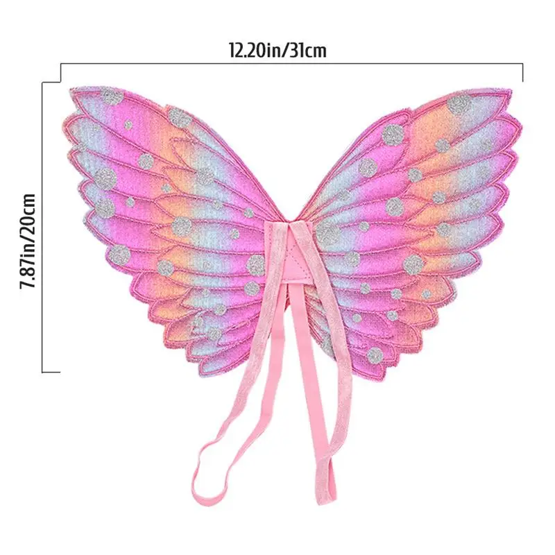 2 шт. Детский костюм принцессы с крыльями бабочки и звездами | Тематическая одежда