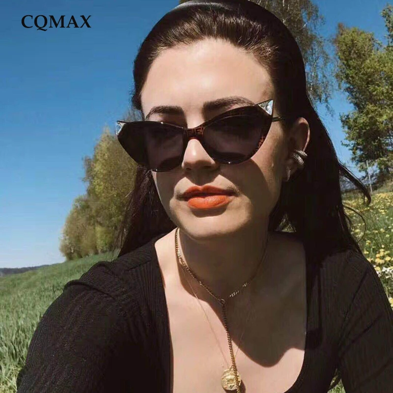 CQMAX 2019 новые модные солнцезащитные очки ретро для женщин и мужчин кошачий глаз