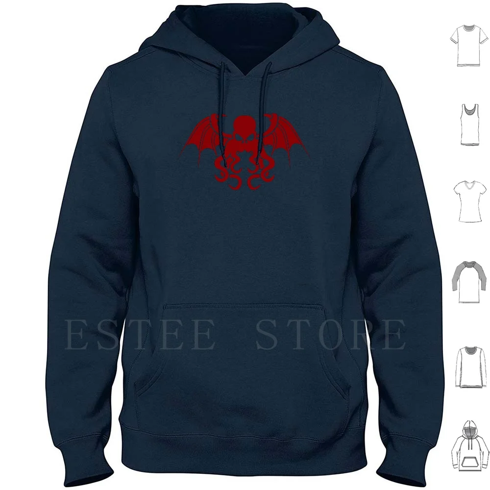 

Cthulhu Hoodies Long Sleeve Miskatonic University Arkham The Fighting Massachusetts Cthulhu Horror Macabre Great