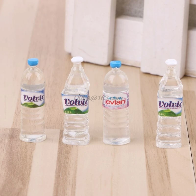 OOTDTY Горячая продажа 4 шт 1:12 игрушка бутылки для воды набор кукольный домик