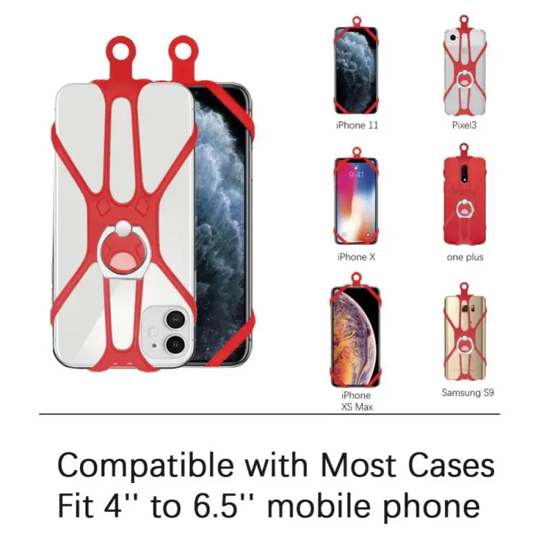 Ремешки для мобильных телефонов кольцевой держатель смартфона силиконовый