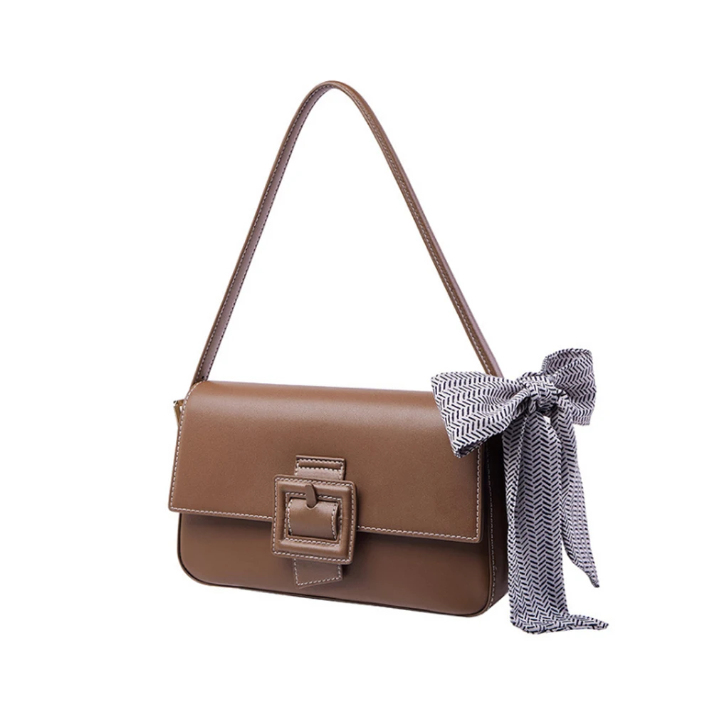 

2021 New Fashion Messenger Bag Women's Trendy Underarm Shoulder Cowhide Women's Bag