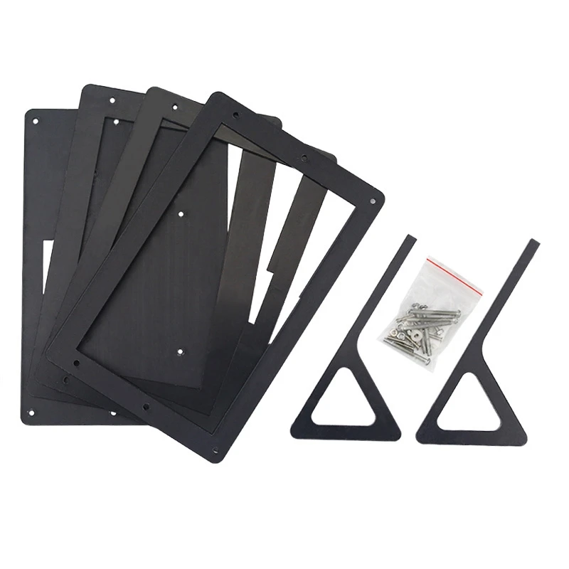 

7 Inch Arcylic Case Protective Shell Cover Display Press Screen Case Holder for Raspberry Pi Display 3 Model B