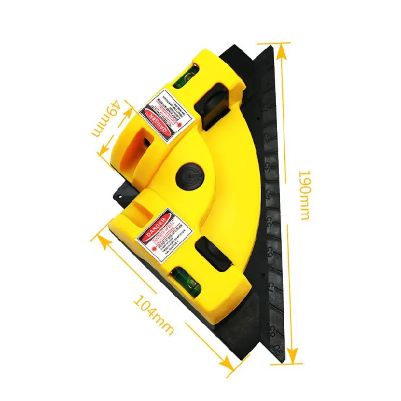 

Настенная плитка 90 градусов прибор для измерения уровня Инфракрасный правый угол линии инструмент QXNA