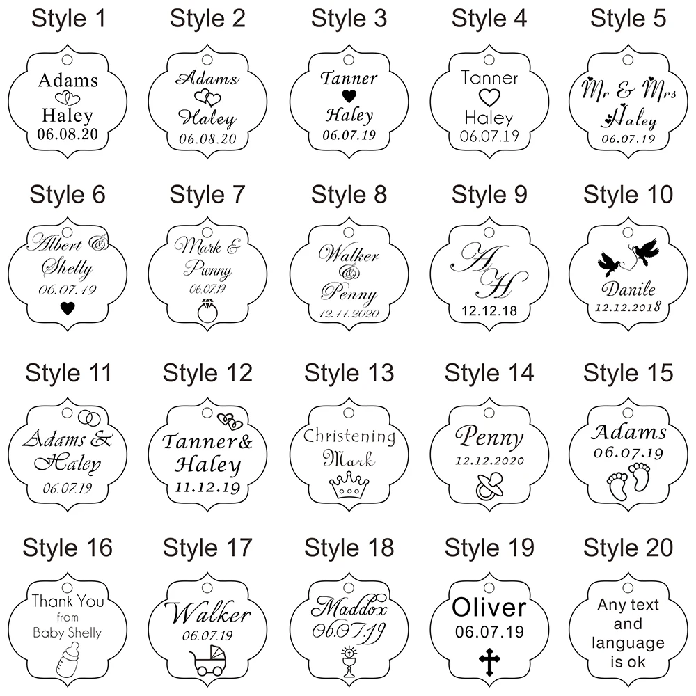 20 шт. деревянные украшения для свадебного стола Любовь облако | Дом и сад