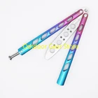 Theone втулки Бабочка нож для тренера BM40 BM42 BM43 BM46 BM47 Arc Angel градиентный фиолетовый титановый ручной канальный складной нож