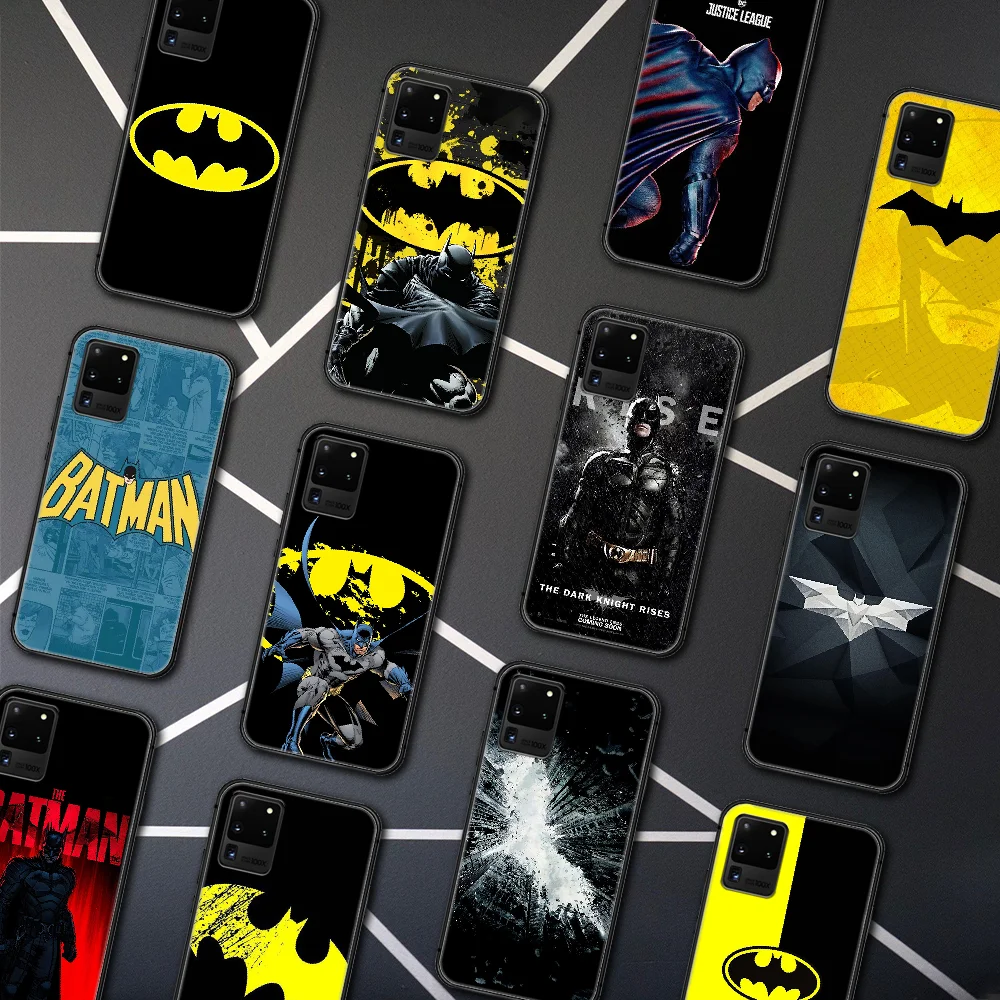 

Super Hero Batmans Phone Case For Samsung Galaxy S 6 7 8 9 10 E 20 UITRA FE 21 Edge Note 8 9 10 Plus black Prime Pretty Cover