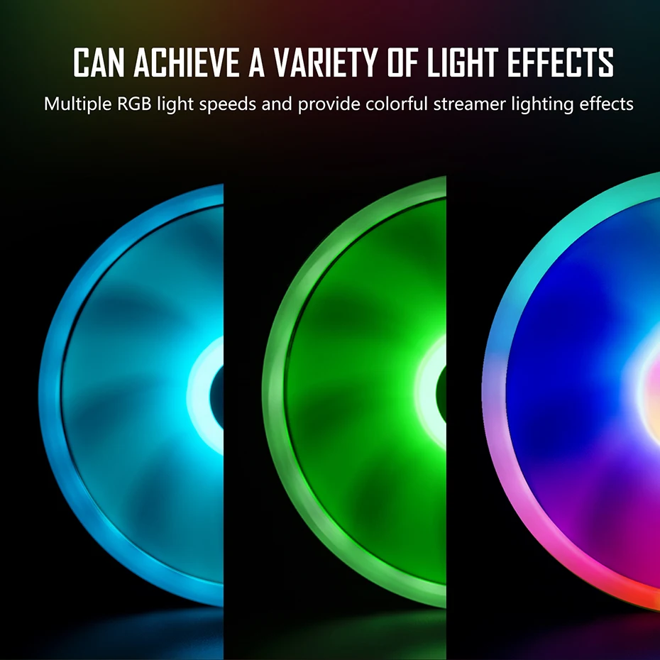 Zezzio ZF-200 200 мм 5В адресуемый ARGB чехол вентилятор охлаждения для ПК s CPU охладители