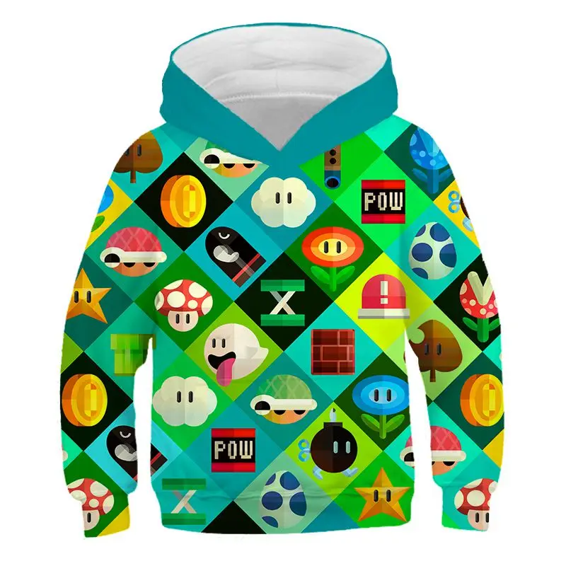 Марио сумасшедшие Приключения 3D с принтом для мальчиков и девочек детский костюм