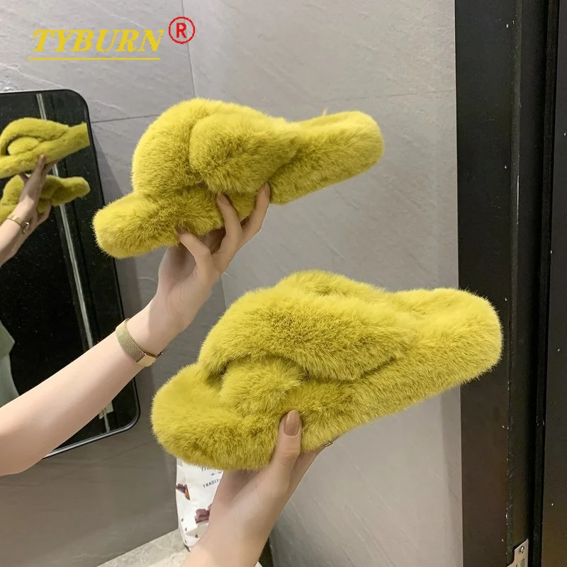 

Summer Fluffy Raccoon Fur Slippers Shoes Women Real Fox Fur Flip Flop Flat Furry Fur Slides Outdoor Sandals Woman Amazing Shoes
