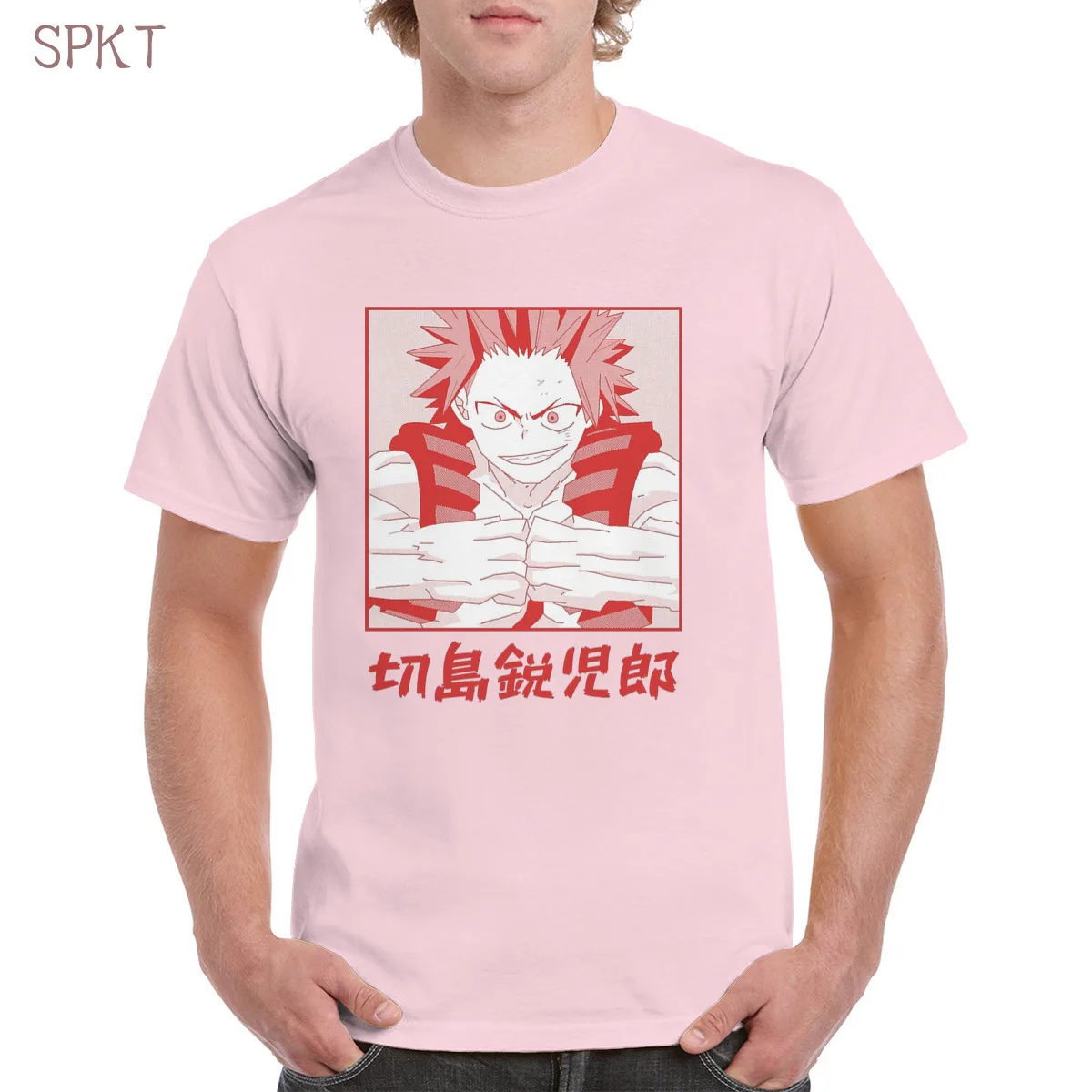 

Eijiro Kirishima Kirishima Eimiro 100% Cotton Tshirt Top Harajuku Aesthetic Tshirt Oversized clothes Female/Man