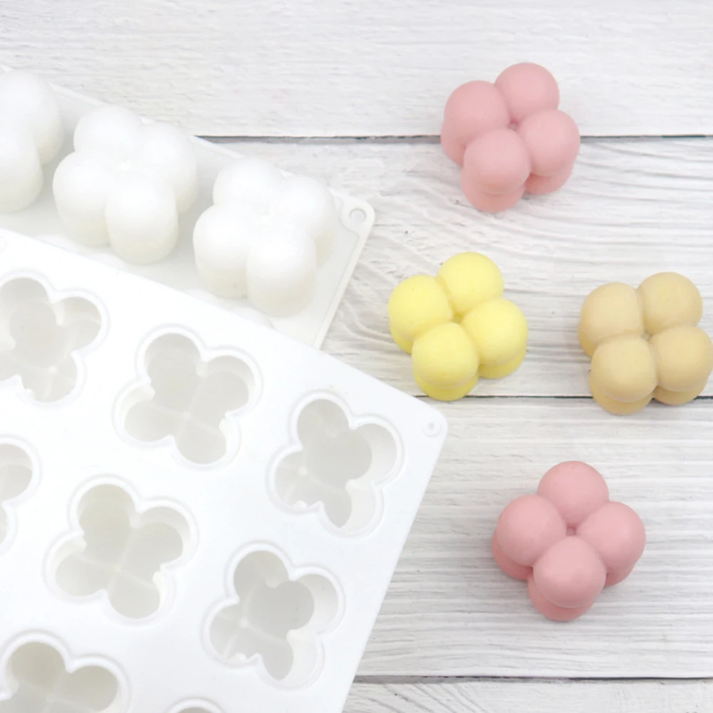 

3D Silicone Candle Moulds Hand-made Soy Shaped Aromatherapy Plaster Mold DIY Chocolate Candy Cake Mold Kitchen Gadgets
