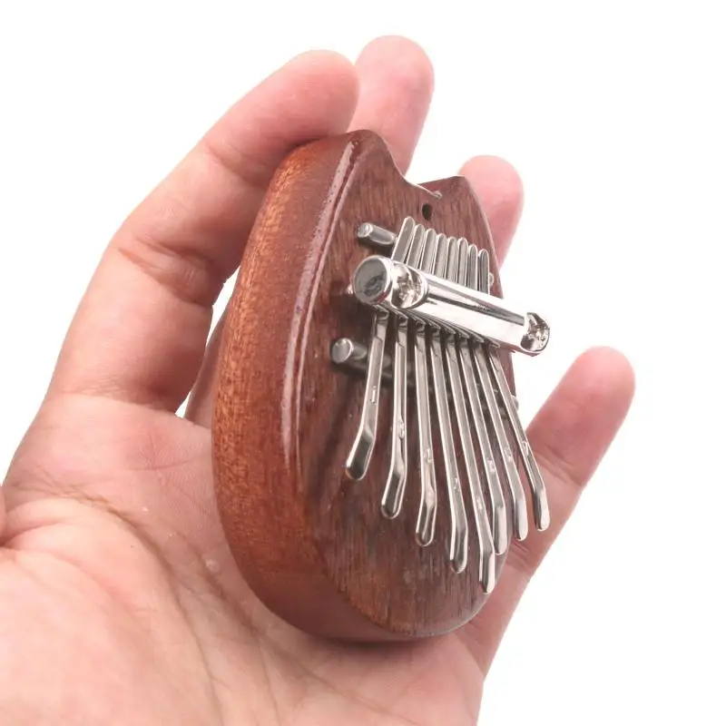 8 тон Мини Деревянный Kalimba игрушечное пианино игрушечная тарелка из красного
