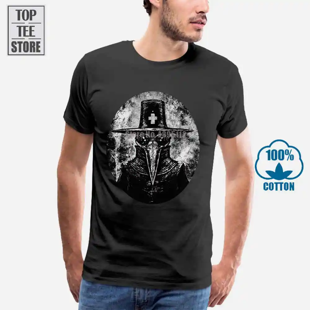 Чумного доктора I черная медицинская маска для лечения смерти|t shirt|the curedoctor t shirts |