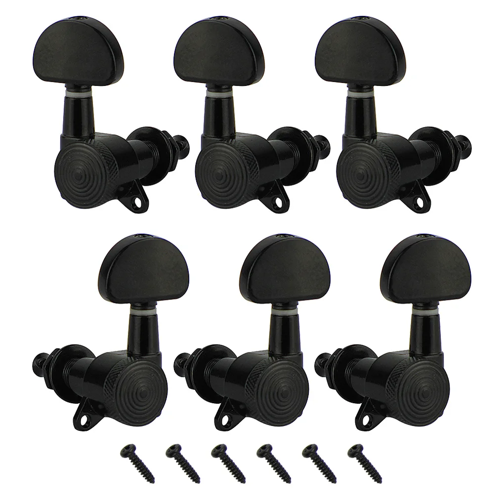 FLEOR 3L3R тюнинг гитары ключи колышки блокировочные тюнеры машинные головки черные