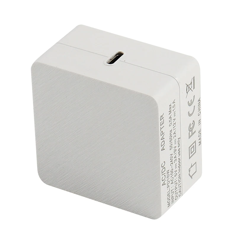 VLAMPO USB C зарядное устройство для быстрой зарядки с американской вилкой PD 18 Вт