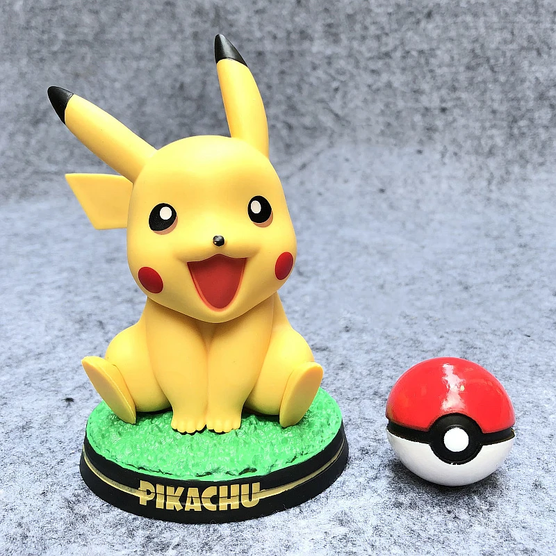 

Cute Pokmon Elf Ball Figure Adult Kids Anime Pokmon Toy Spoof Muscle Pokemon Figures Model Pokemon Toy for Children Birthday