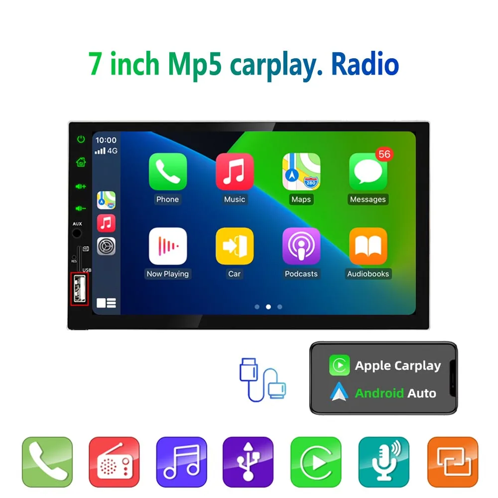 Автомагнитола 2 din Android ОЗУ Гб мультимедийный проигрыватель для Nissan Hyundai Kia toyata