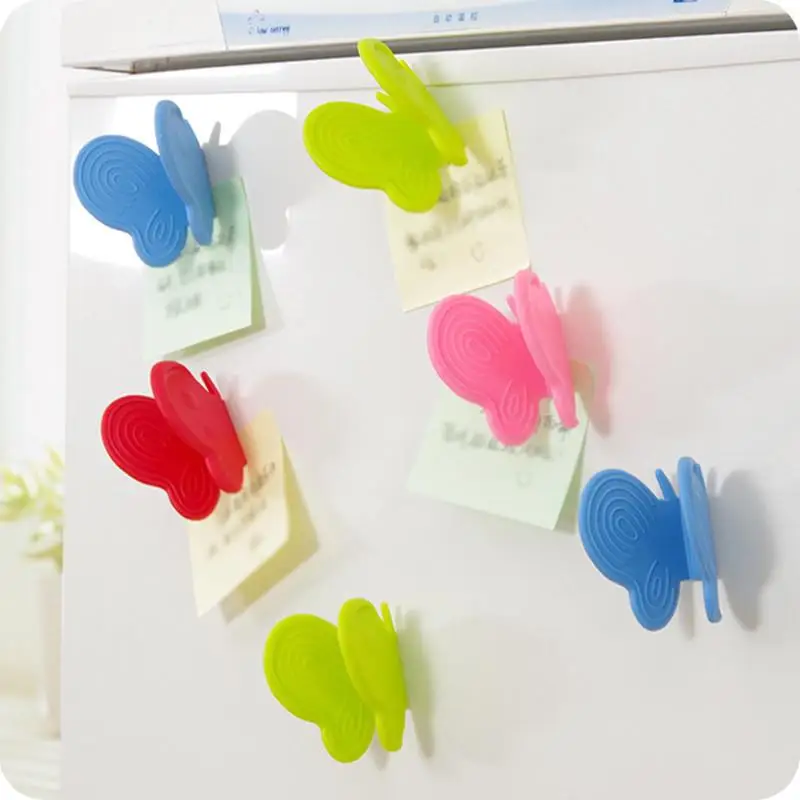 

2021 Home Microwave Oven Anti-Scalding Clip With Magnetic Butterfly Silicone Non-Slip High Temperature Resistant Slip
