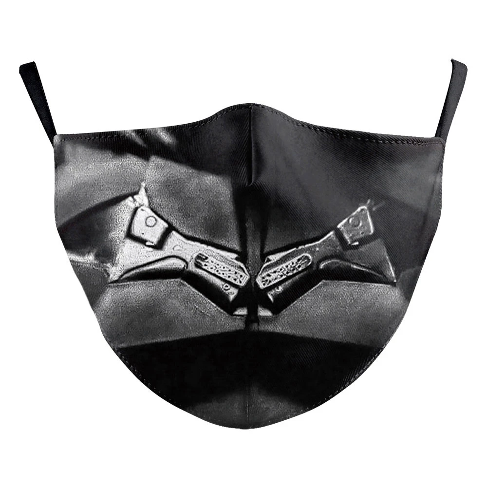 Маска для лица косплея Темный рыцарь Брюс Уэйн пылезащитные маски взрослых и