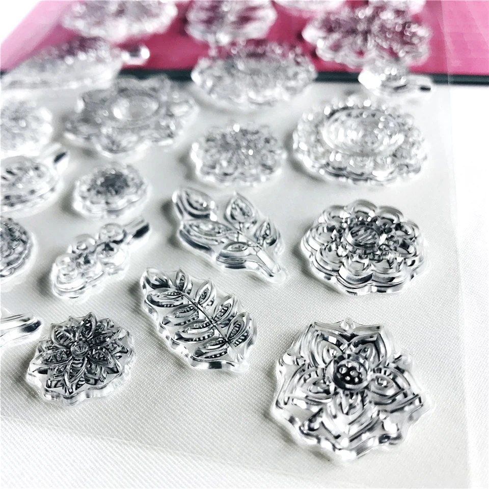 

11*16 Cartoon Plant Transparent Silicone Clear Stamps/Seal For DIY Scrapbooking/Baby Photo Album Card Making Craft Rubber Stamp