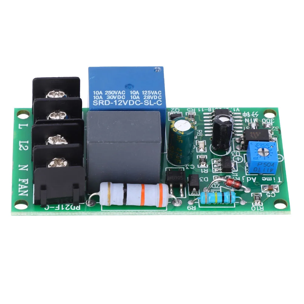 RD21F-C Relay Module Adjustable Time Switch For Heat Dissipation Of Heating System AC100-250V | Инструменты